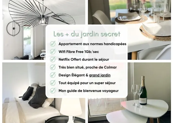 Le Jardin Secret I Jardin Prive I Pet Friendly I Proche Colmar Διαμέρισμα
